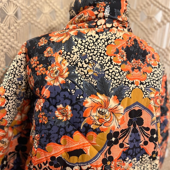 Free People Powerhouse Puffer Midnight Multicolor Jacket L $268 retail NWOT - Picture 10 of 16